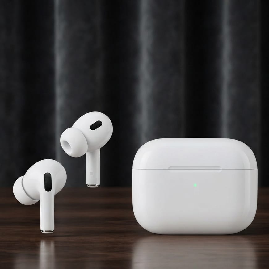 Wireless Earbuds White – Bluetooth In-Ear Buds with Charging Case