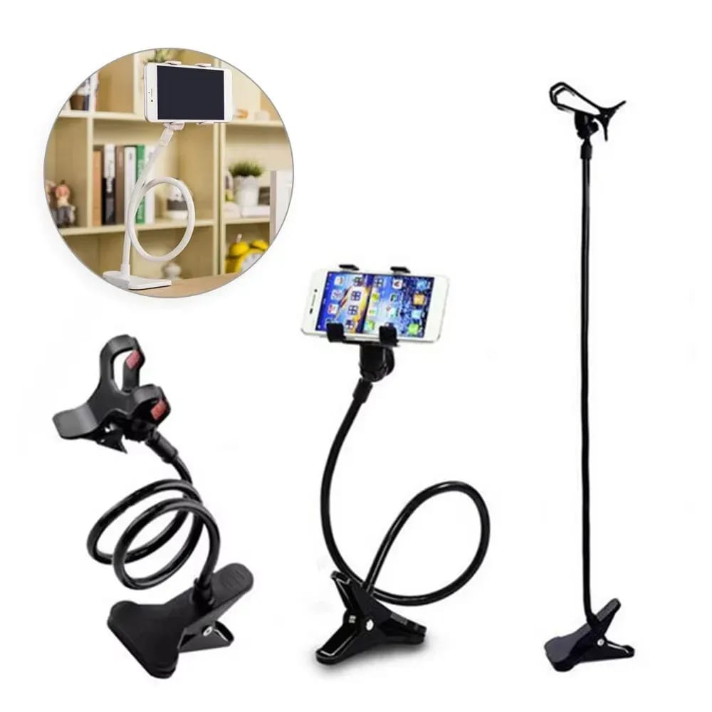Flexible Phone Holder – Gooseneck Clamp Mount for Bed & Desk