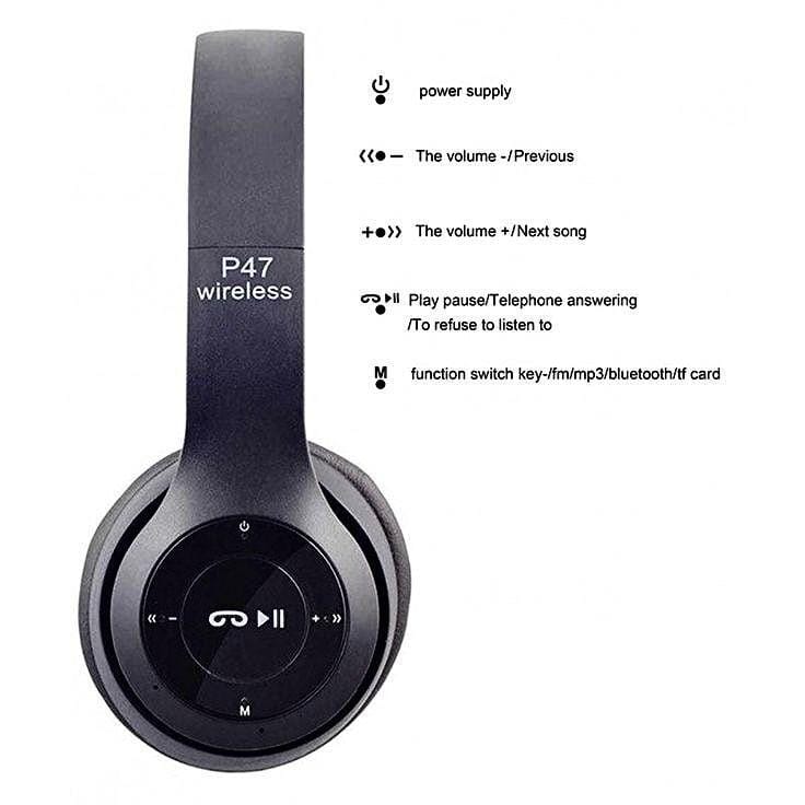 Wireless Headphones – Foldable Bluetooth Headphones with Call Controls