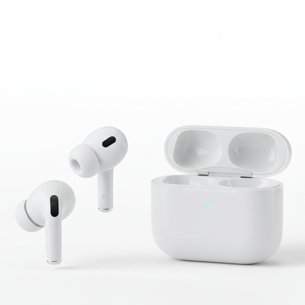 Wireless Earbuds White – Bluetooth In-Ear Buds with Charging Case