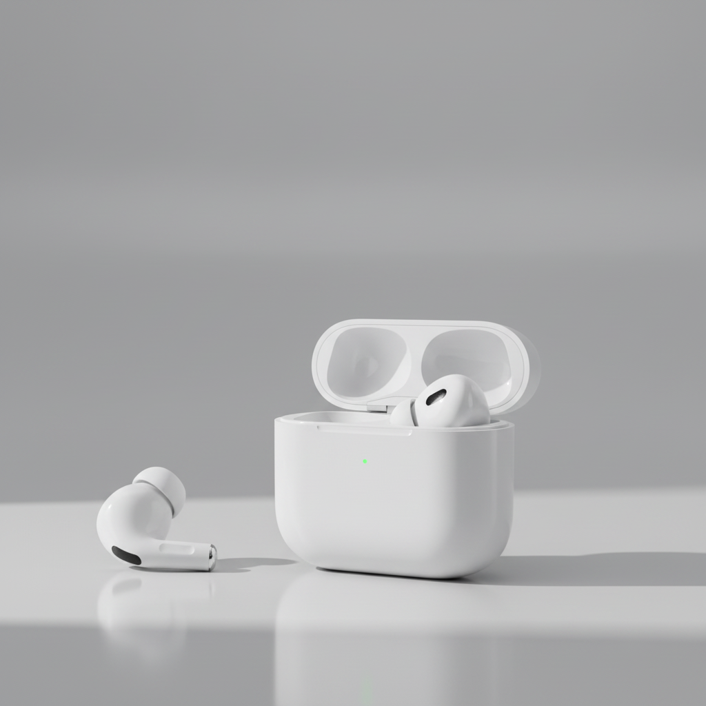 Wireless Earbuds White – Bluetooth In-Ear Buds with Charging Case